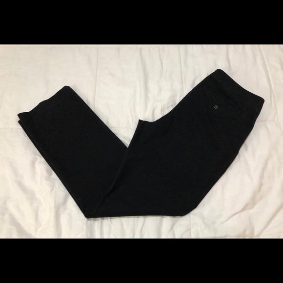 Chaps Pants - Chaps Black Women's Trousers 12